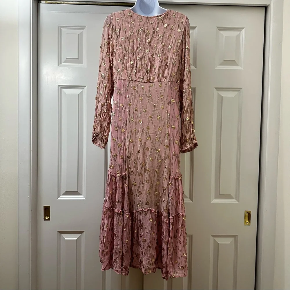 Free People Celina Maxi Dress - Pink size Medium